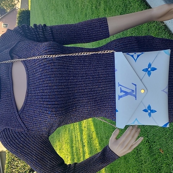 Louis Vuitton Kirigami Pochette Medium Blue By the Pool Collection 2023 - Picture 11 of 12